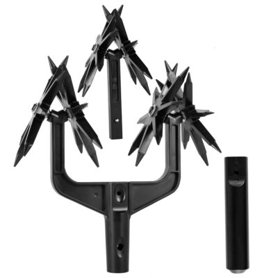 Rotary Cultivator Tool Garden Soil Scarifier Turfing Tool
